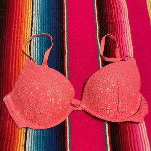 Coral PINK 36B bra